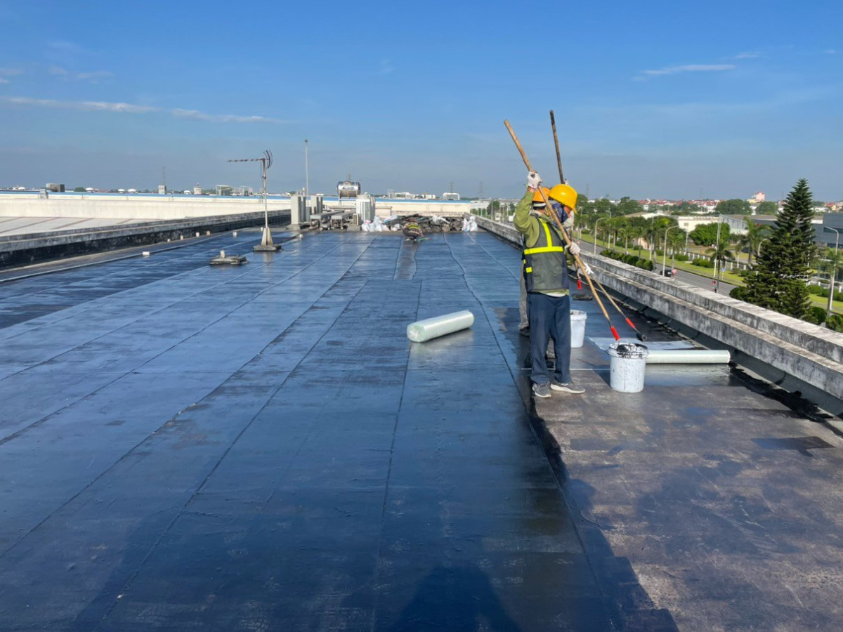 LỚP PHỦ TRỘN BÔNG VÀ NHỰA COMPOSITE